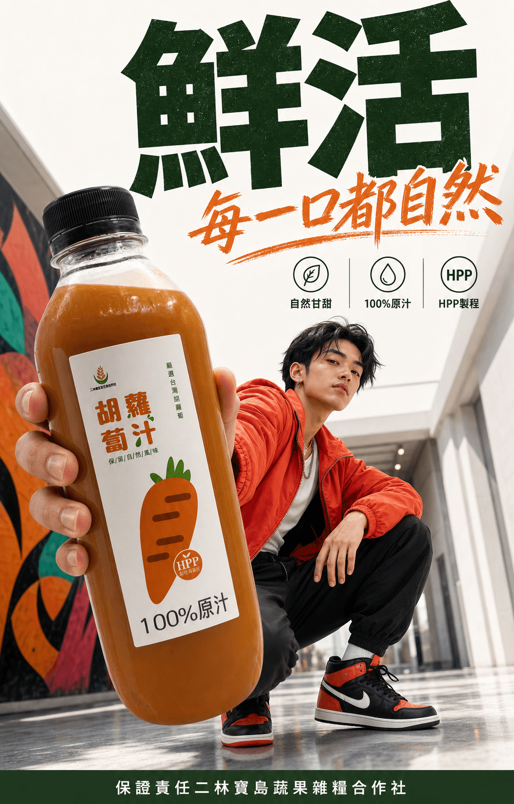HPP 冷壓鮮榨胡蘿蔔汁950cc 商品圖片