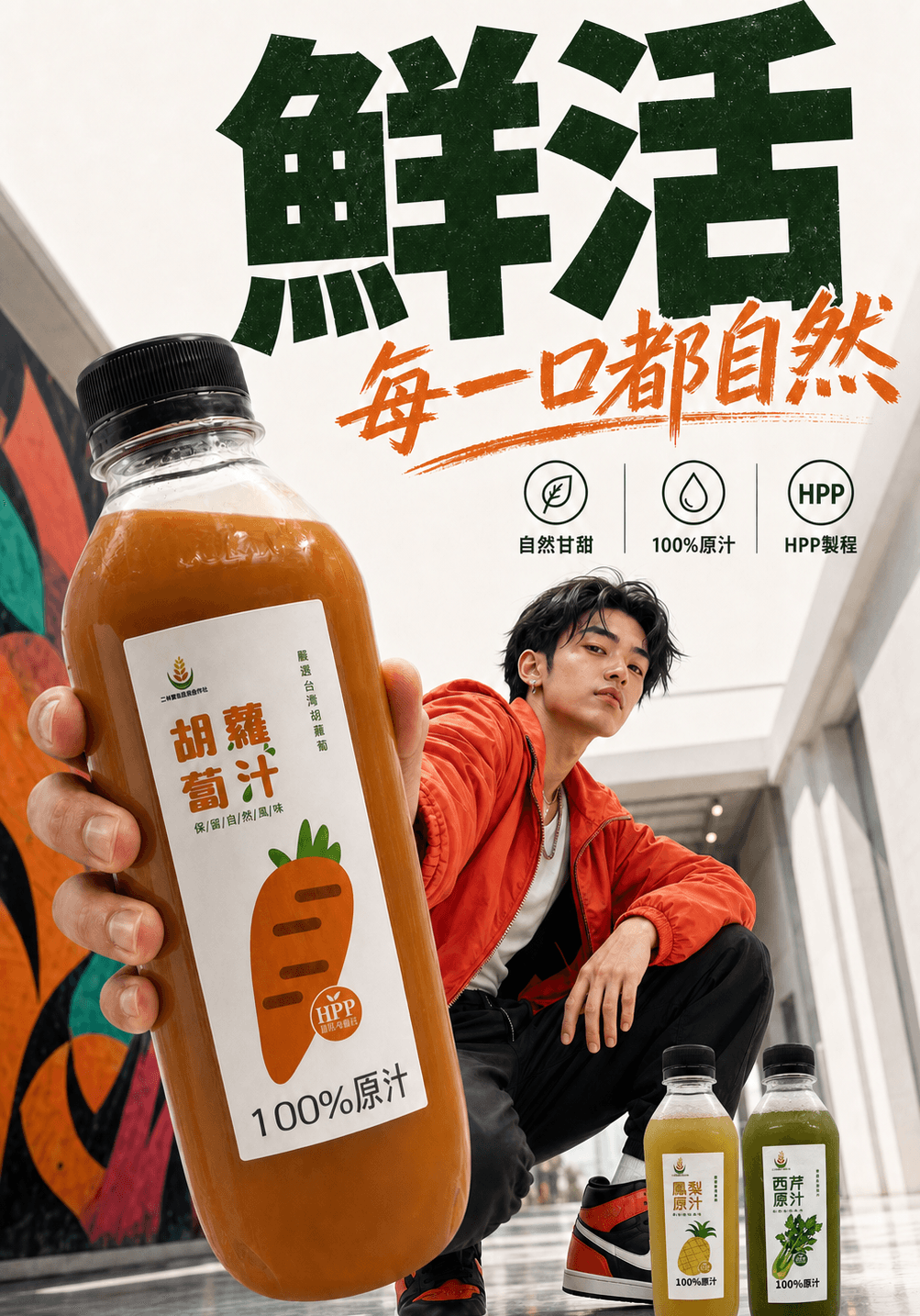 二林寶島 100% 胡蘿蔔原汁
